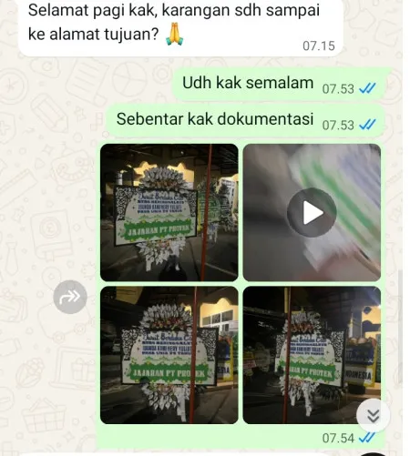 Pengiriman Papan Bunga Selamat Polomarto Butuh