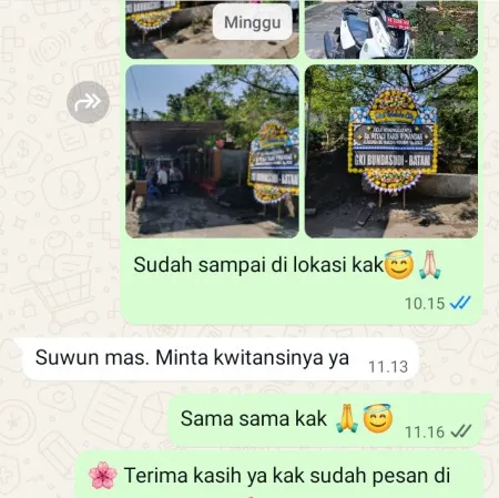 Pengiriman Papan Bunga Duka Polomarto Butuh