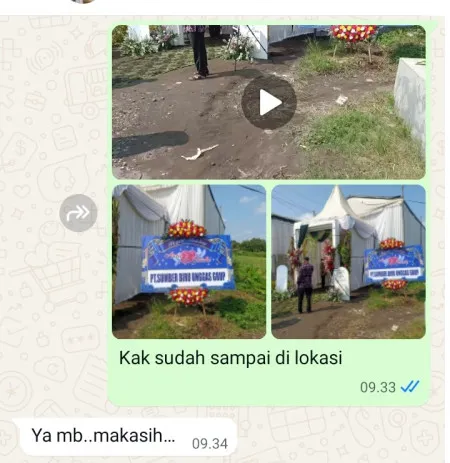 Pengiriman Karangan Bunga Polomarto Butuh