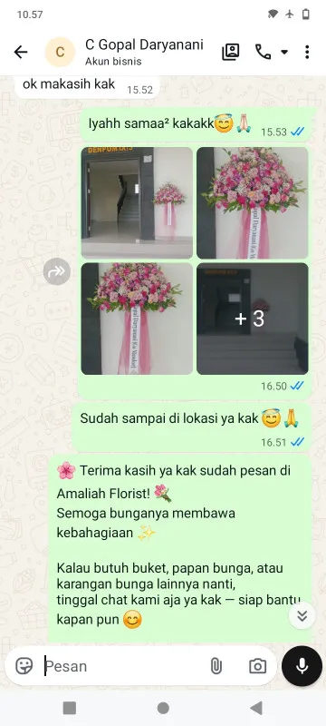 Pengiriman Karangan Bunga Polomarto Butuh